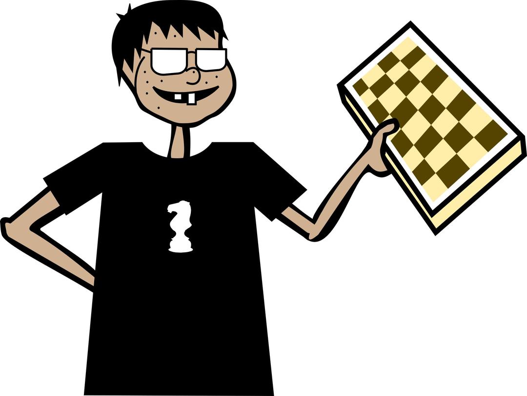 Chess-nerd png transparent
