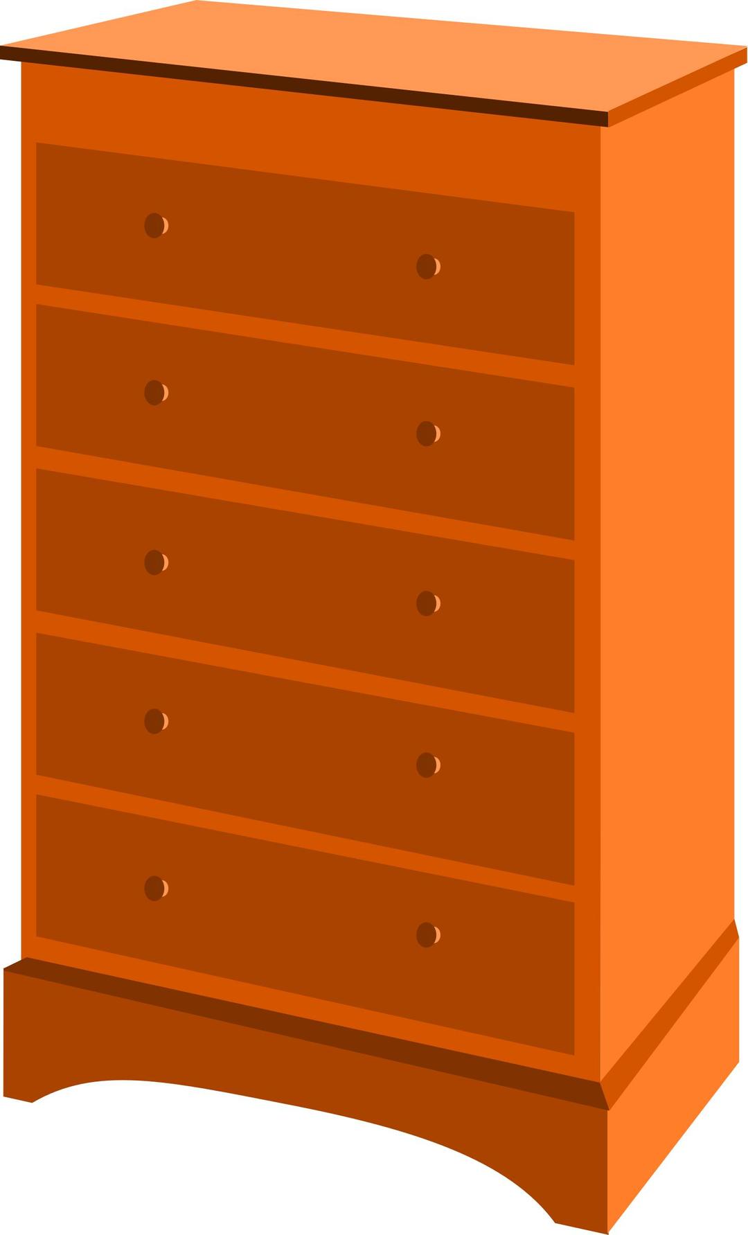 Chest of Drawers png transparent