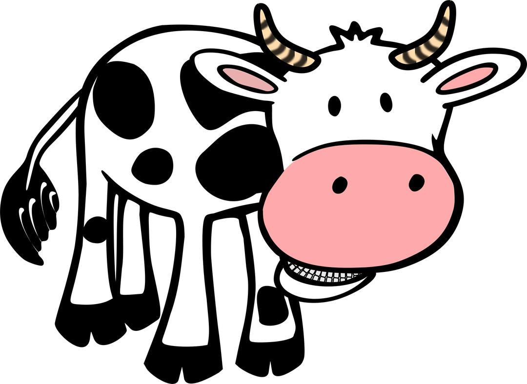 Chewing cow png transparent