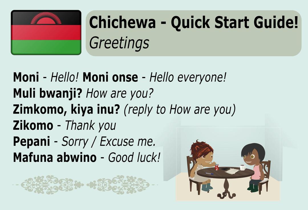 Chichewa Greetings png transparent