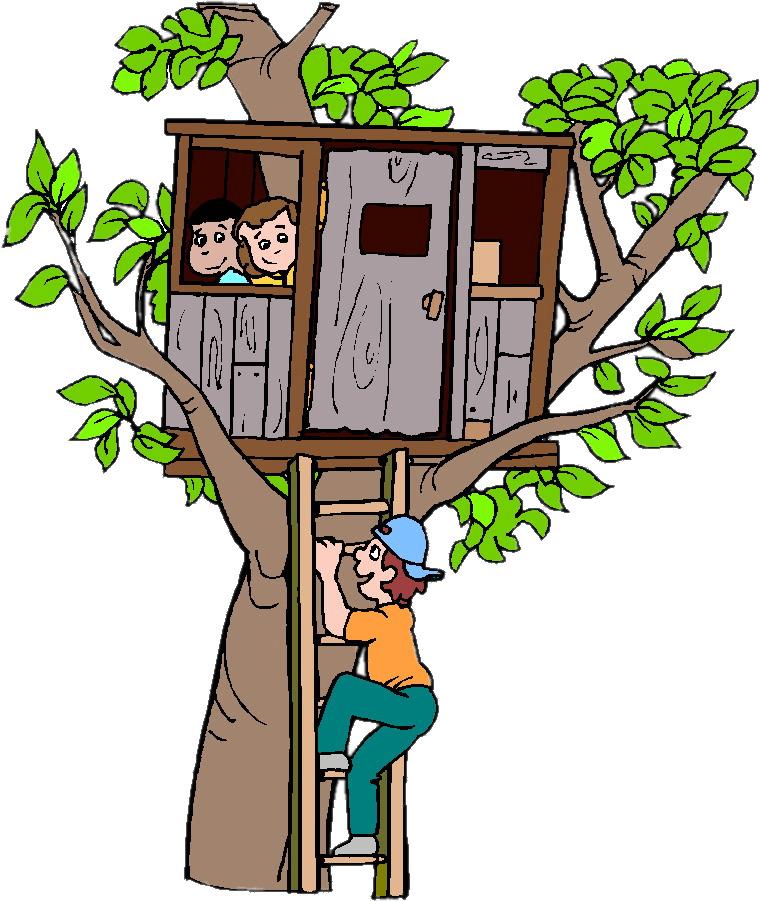 Children In Treehouse png transparent