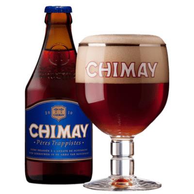 Chimay Blue With Glass png transparent
