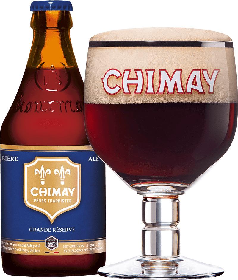 Chimay Grande Re?serve With Glass png transparent