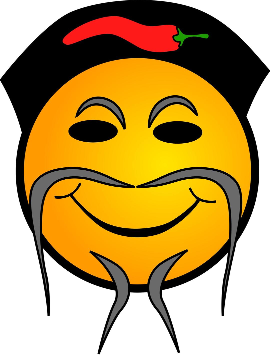 Chinese Cook Smiley png transparent