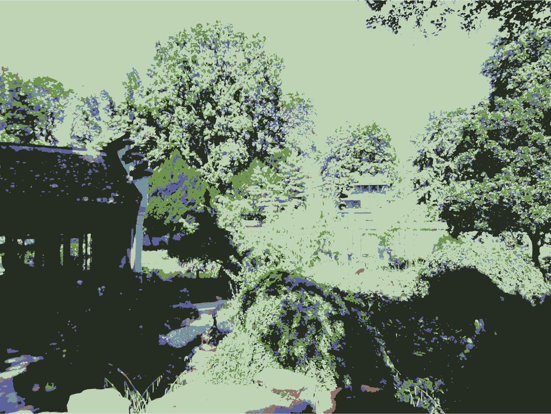 Chinese Garden II png transparent