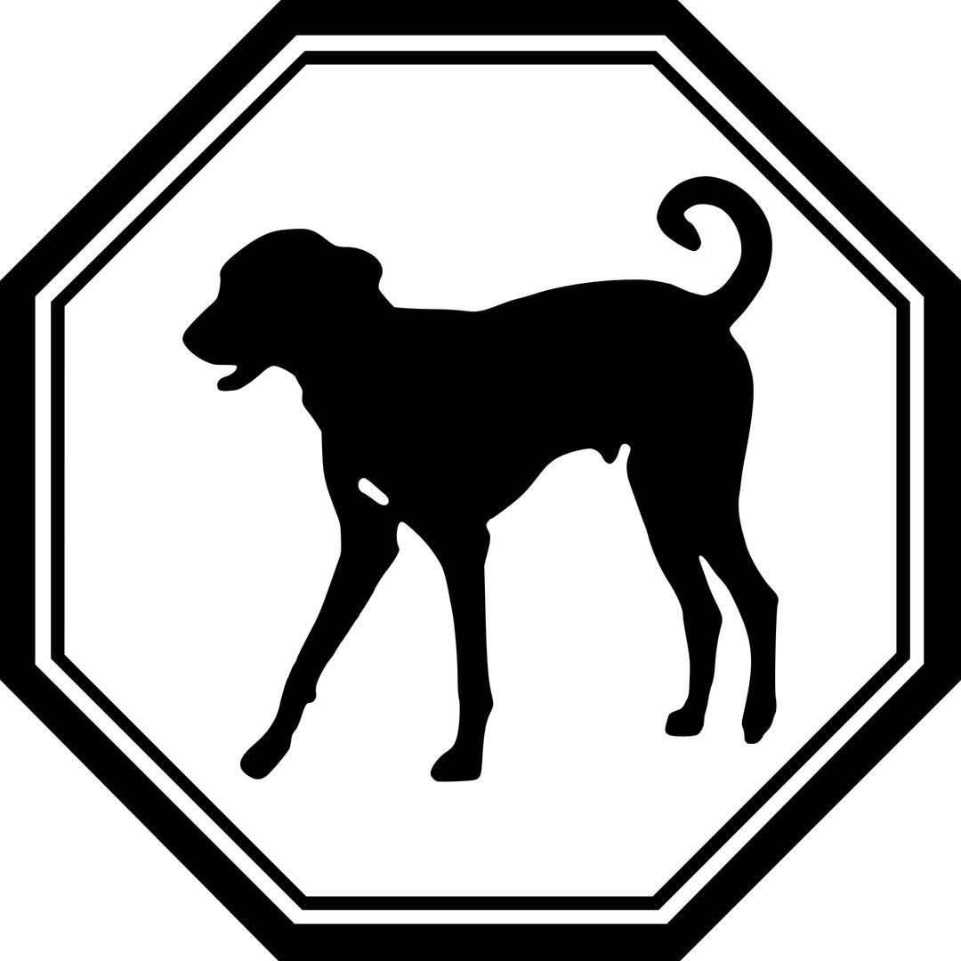 Chinese Horoscope Dog Sign Clipart png transparent