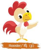 Chinese Horoscope Kids Rooster Sign Clipart png transparent