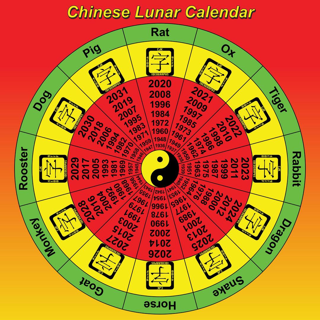 Chinese Lunar Calendar 2 png transparent