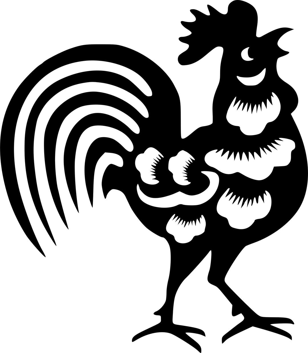 Chinese New Year Rooster 2017 png transparent