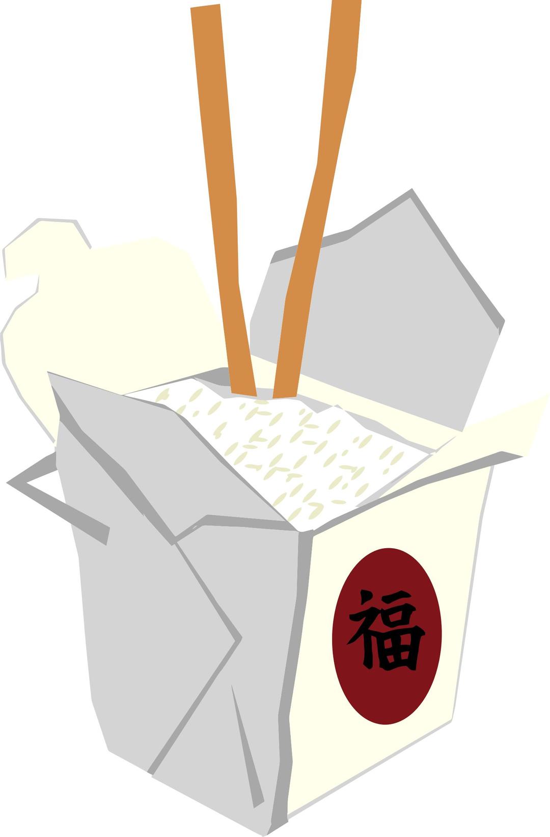 Chinese Take Out Box png transparent