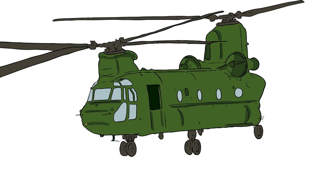 Chinook Helicopter 1 png transparent