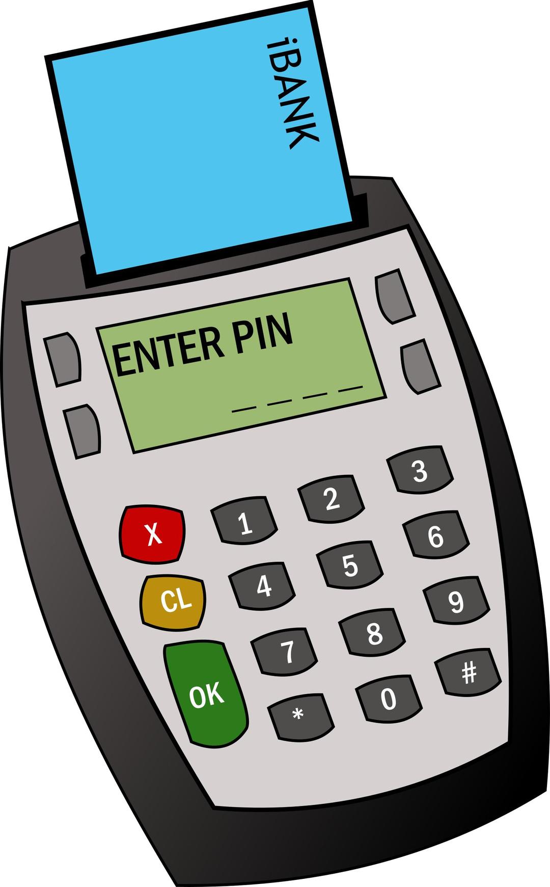 Chip and Pin Machine png transparent