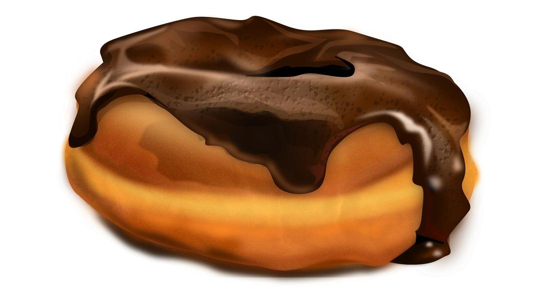 Chocolate Donut png transparent
