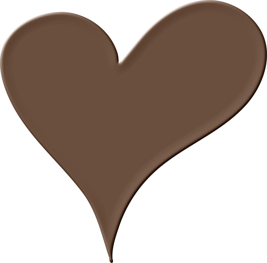 Chocolate Heart png transparent
