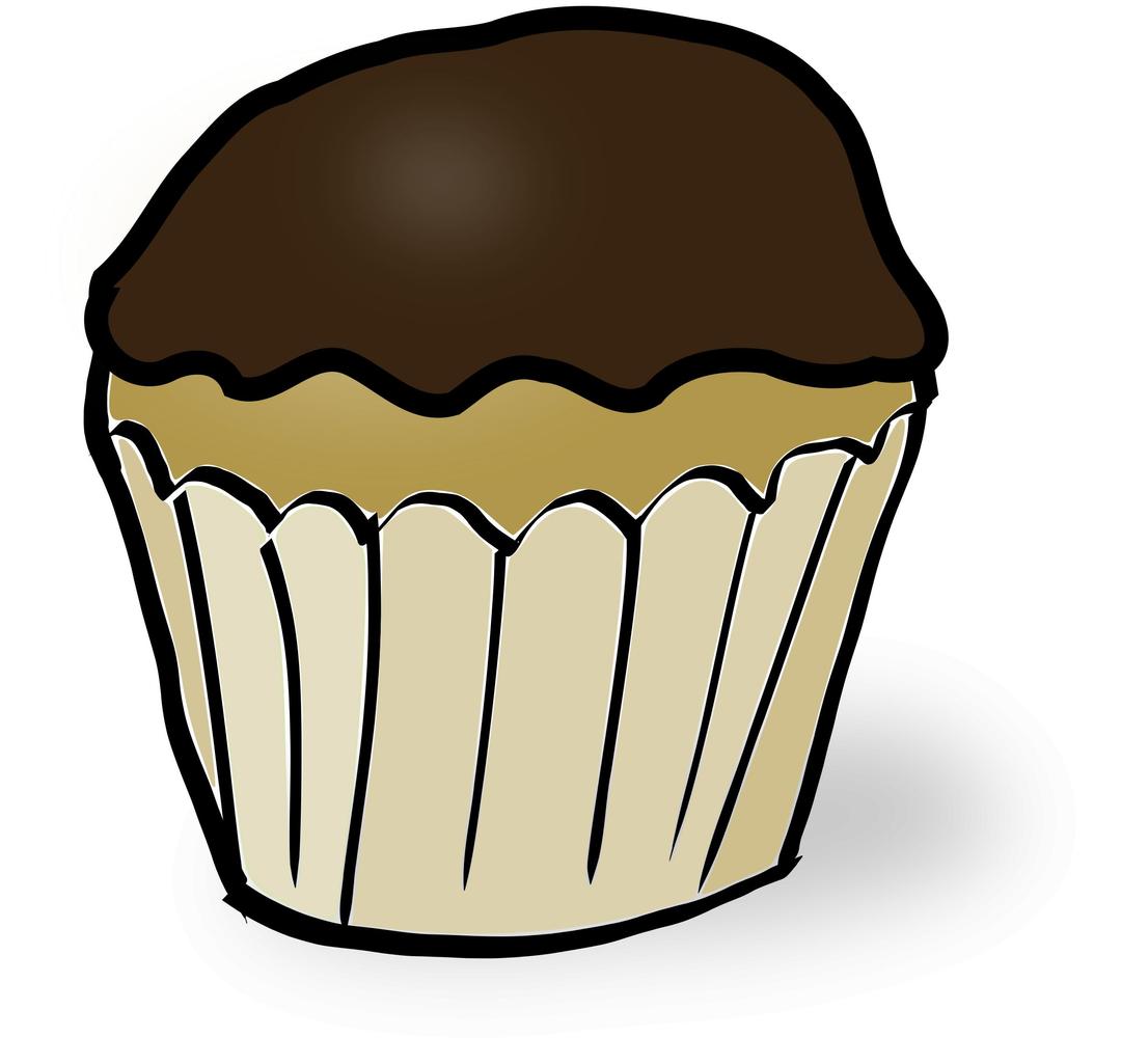 Chocolate Muffin png transparent