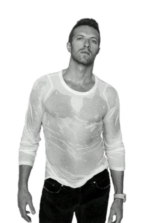 Chris Martin Wet Shirt png transparent