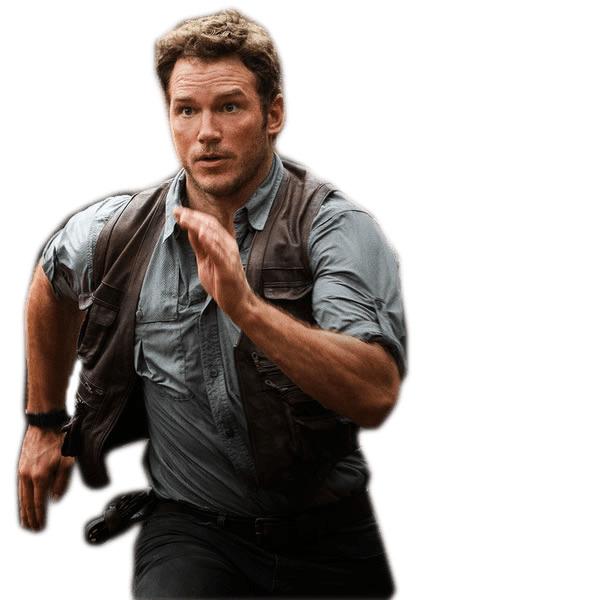 Chris Pratt Running Fast png transparent