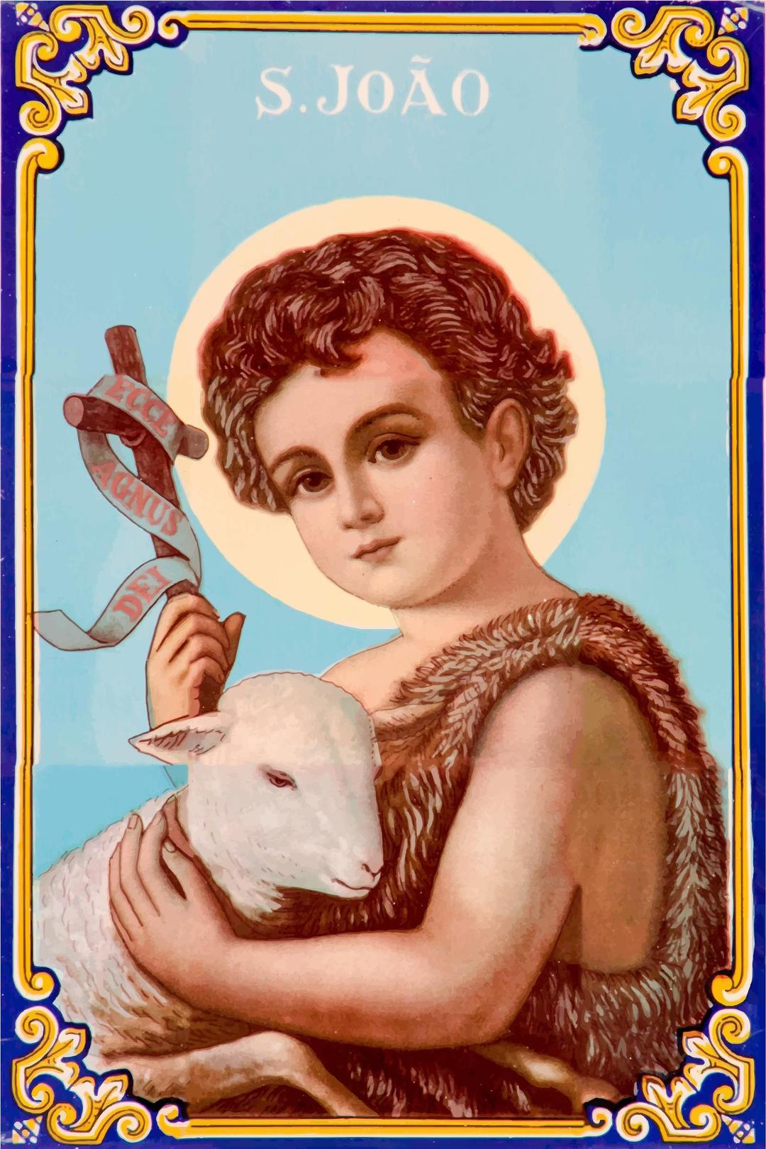 Christ Holding A Lamb png transparent