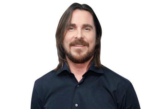 Christian Bale Portrait png transparent