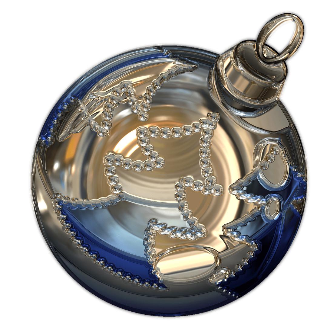 Christmas Bauble With Trees png transparent