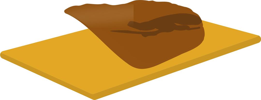Christmas bread on cutting board png transparent