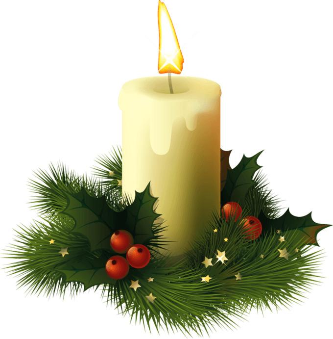 Christmas Candle png transparent