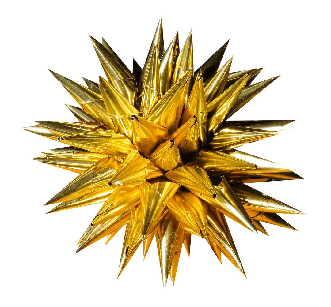 Christmas Decoration Spiky Star png transparent