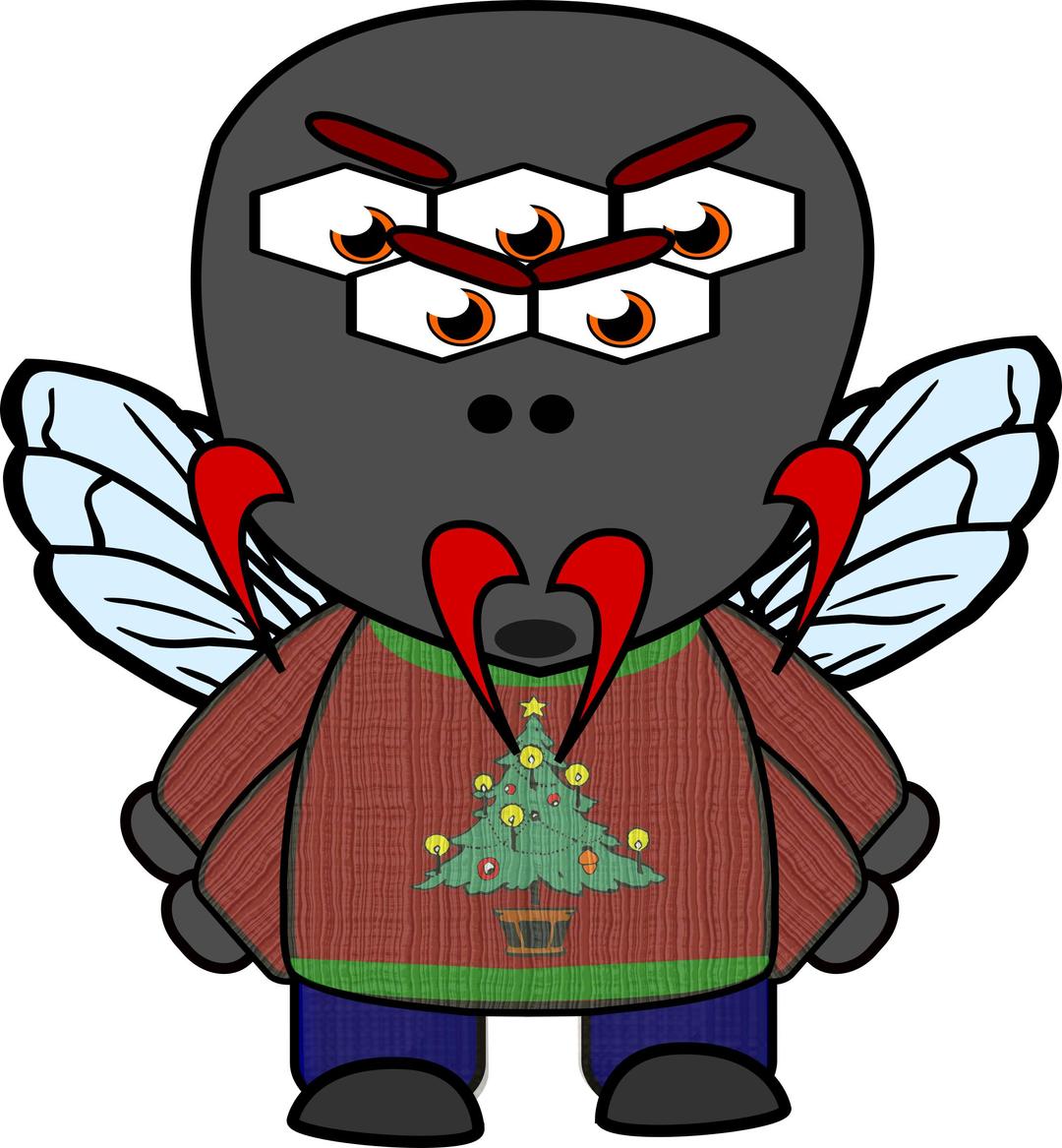 Christmas Fly png transparent