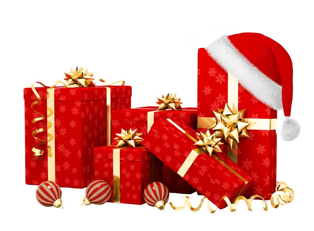 Christmas Gifts png transparent