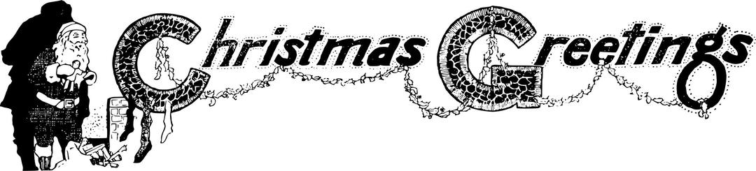 Christmas Greetings - Text png transparent