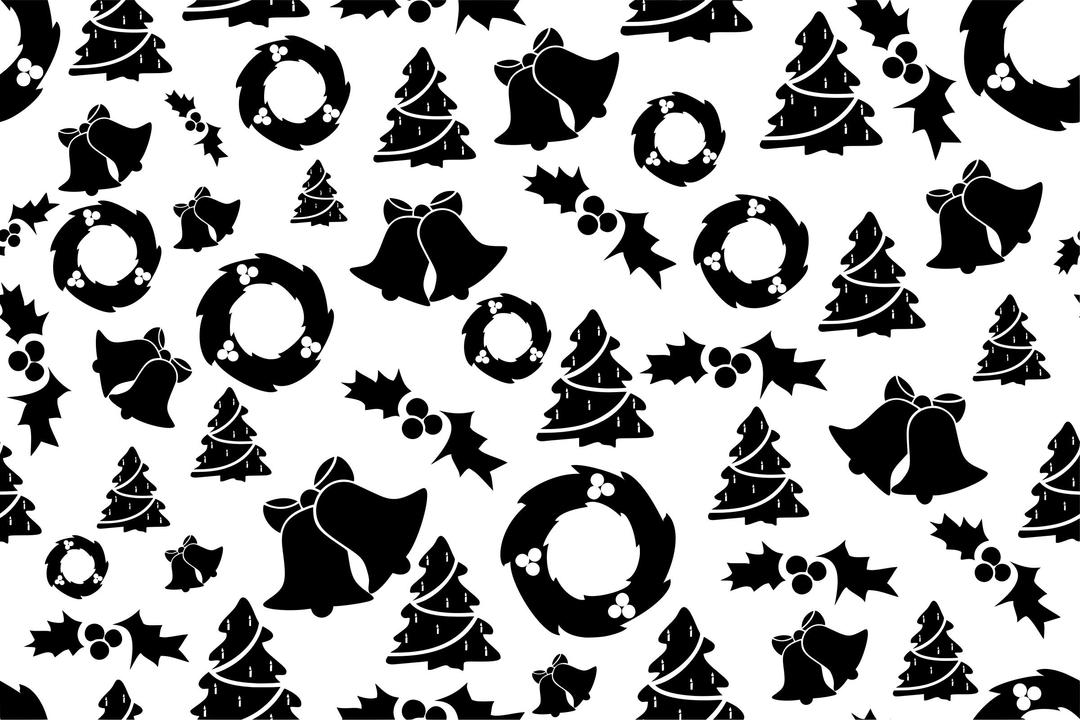 Christmas pattern png transparent