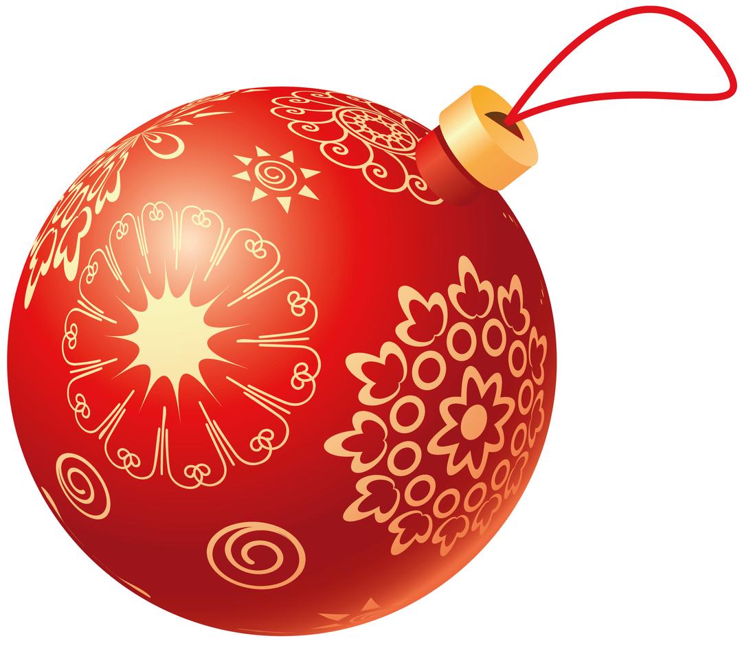 Christmas Red Ball png transparent