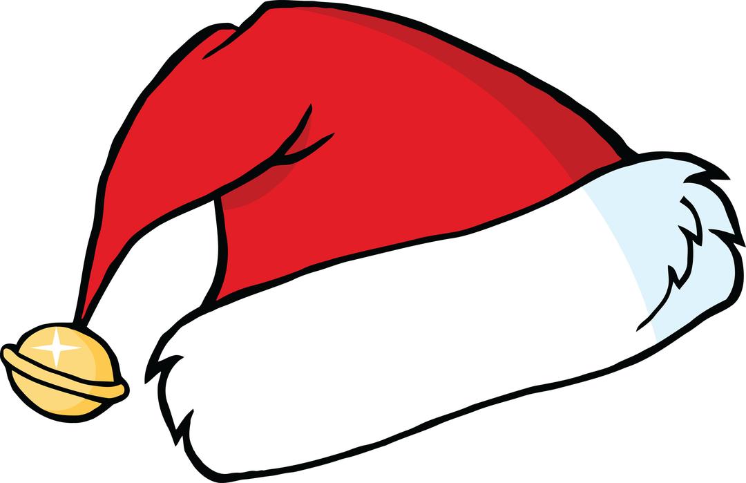 Christmas Santa Claus Hat Little Bell png transparent