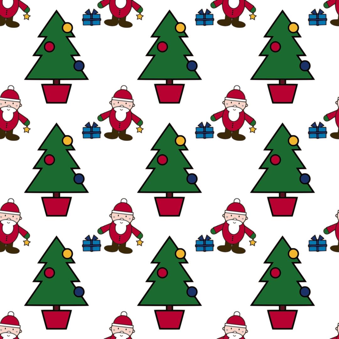 Christmas Scene-seamless pattern png transparent