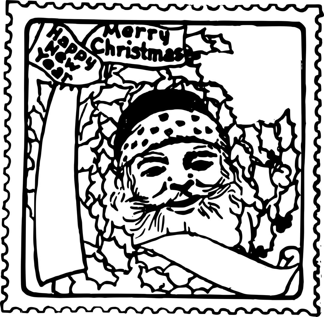 Christmas Stamp png transparent