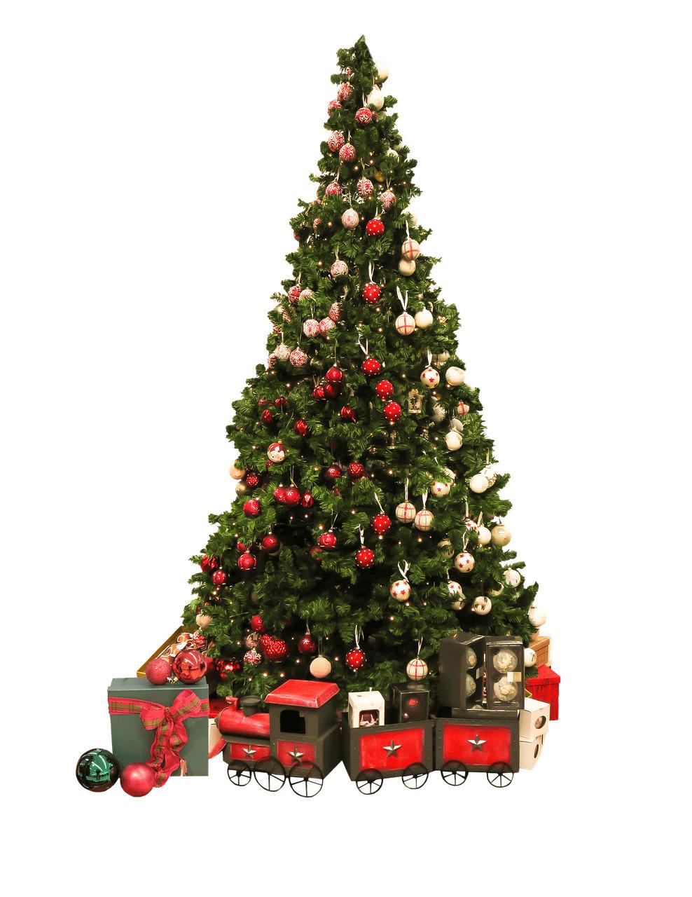 Christmas Tree and Gifts png transparent