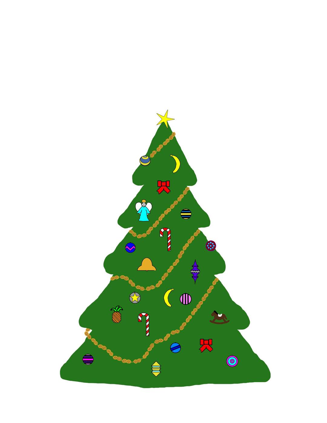 Christmas Tree for Monkeys png transparent