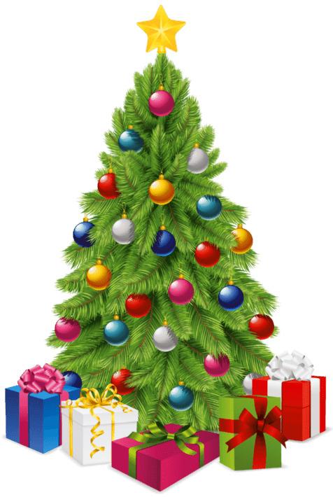 Christmas Tree Gifts png transparent