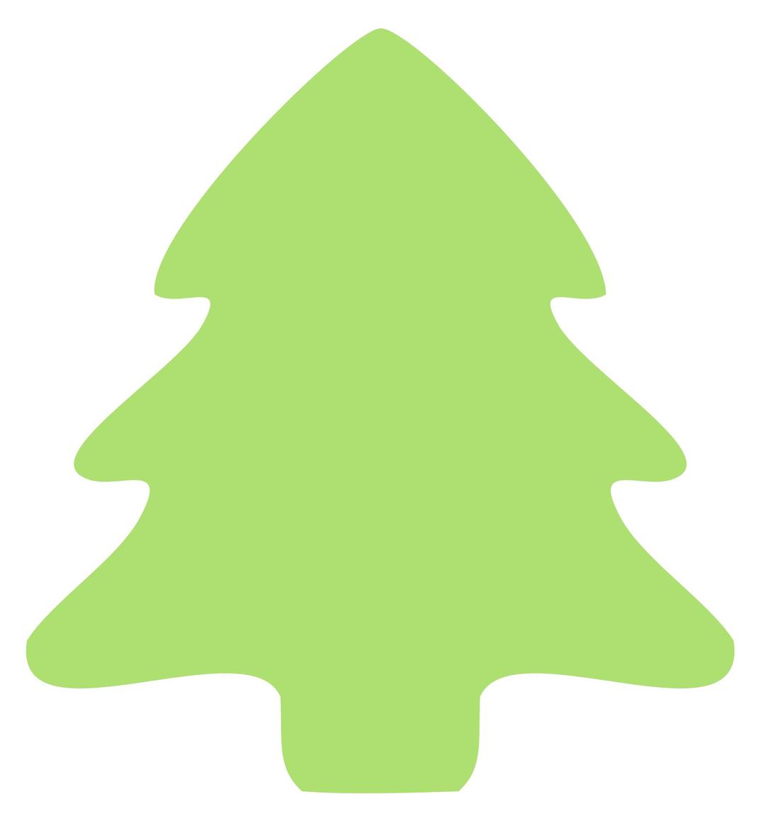 christmas tree icon png transparent