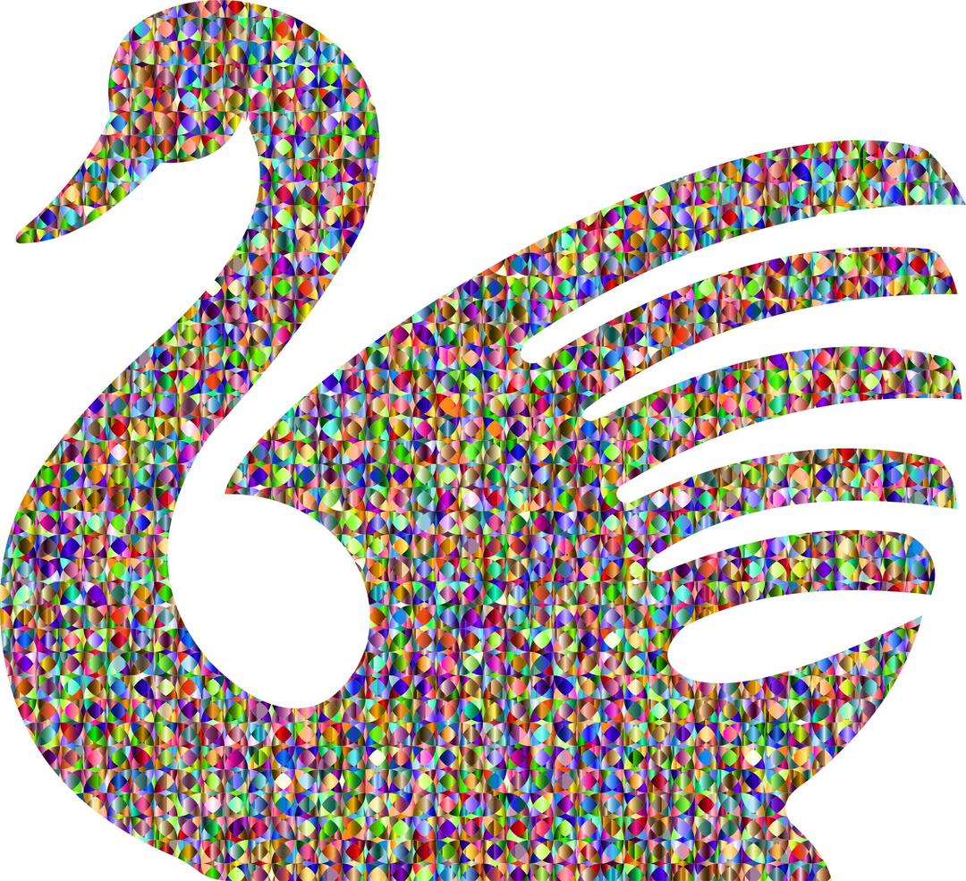 Chromatic Bejeweled Swan3 png transparent