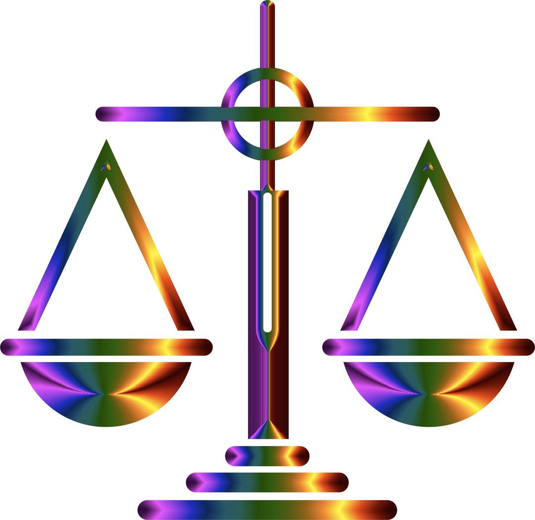 Chromatic Scales Of Justice Icon png transparent