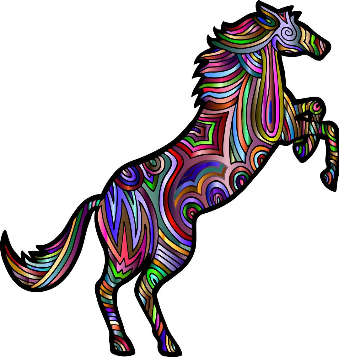 Chromatic Stylized Horse 2 png transparent