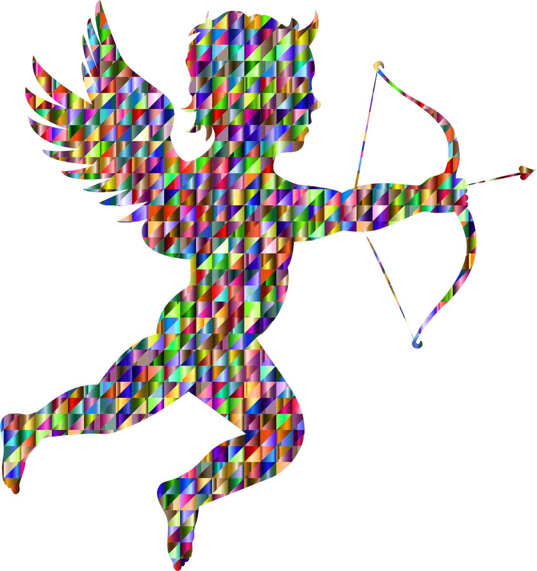 Chromatic Triangular Martin74 Cupid Silhouette png transparent