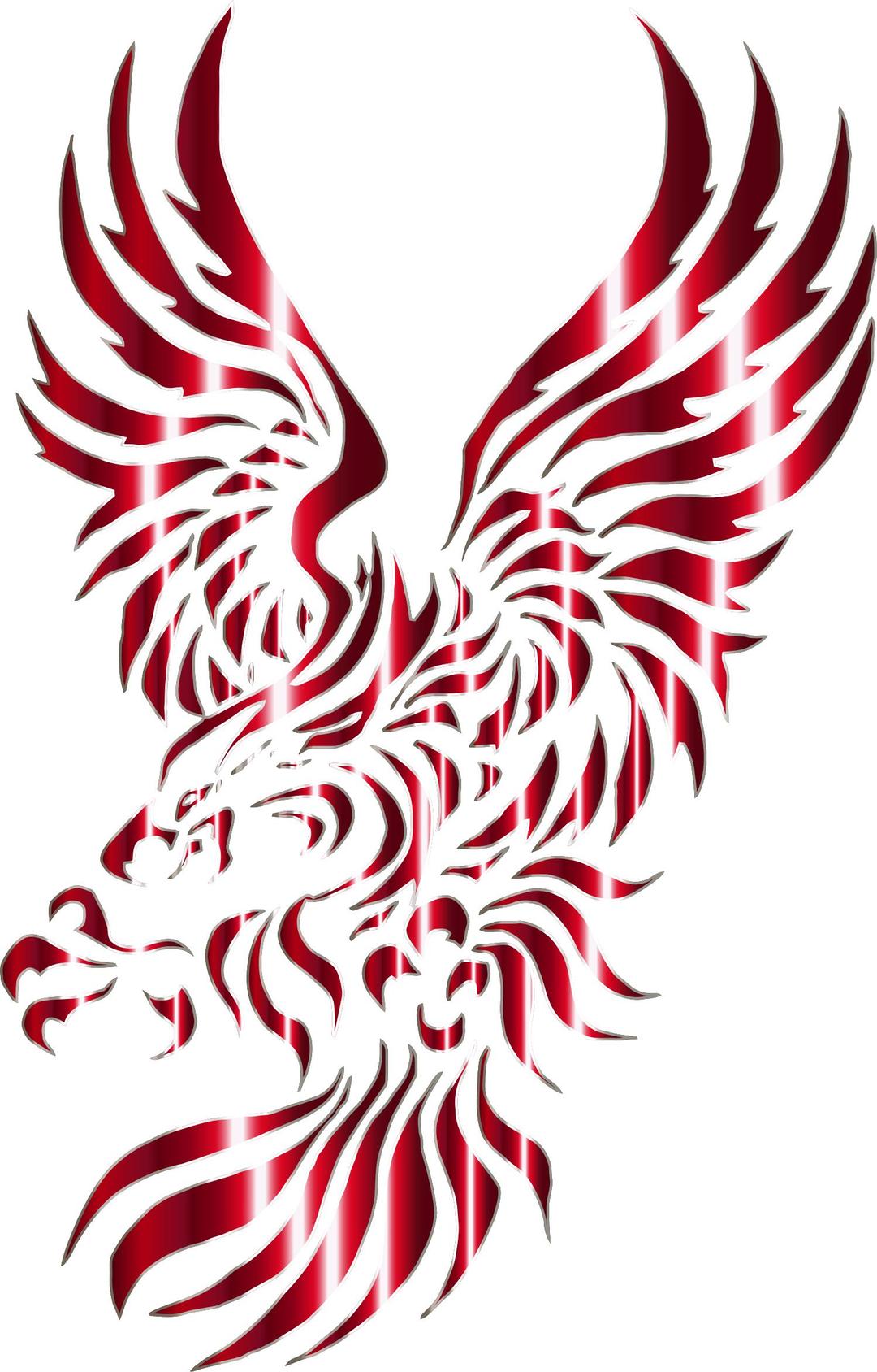 Chromatic Tribal Eagle 2 3 No Background png transparent