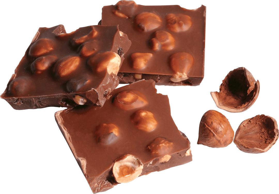 Chunks Nuts Chocolate png transparent