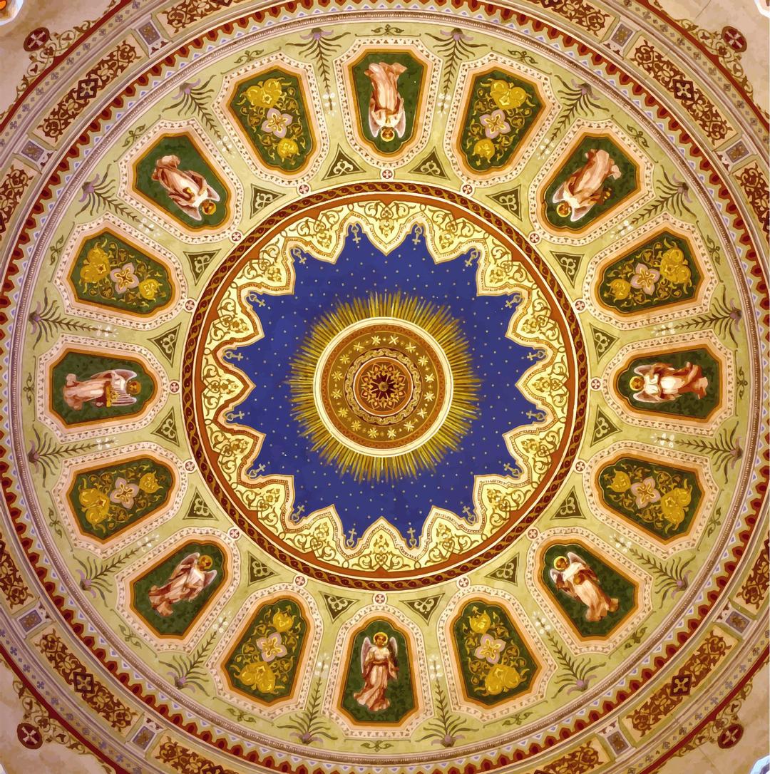 Church Dome Ceiling png transparent