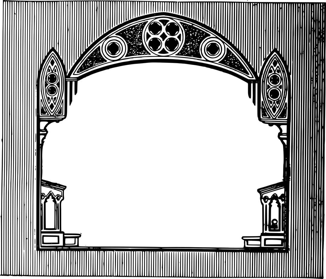 Church Frame png transparent
