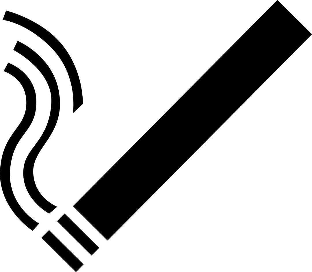 Cigarette Symbol png transparent