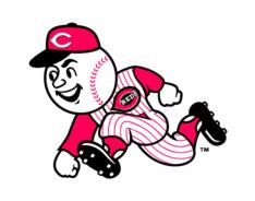 Cincinnati Reds Running Mascot png transparent