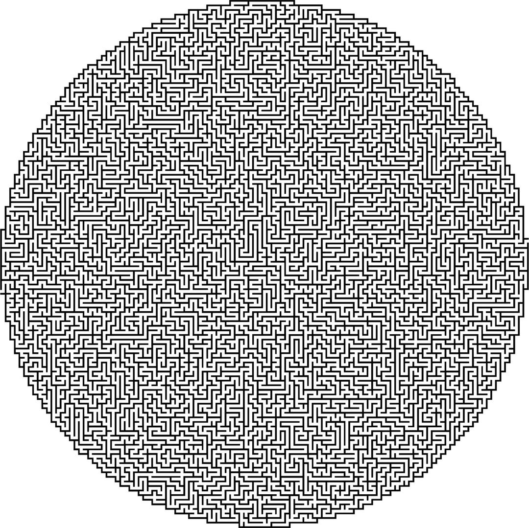 Circle Maze png transparent